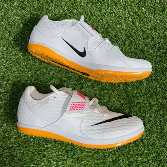 Nike Zoom HJ Elite High Jump Track Spikes Shoes Men\'s Size 10 806561-102 NEW